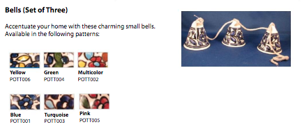 Al-Khalil Pottery Bells