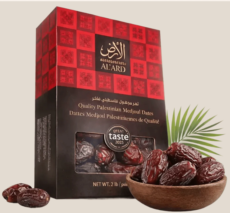 Al 'Ard Premium Palestinian Medjoul Dates (2 pounds)