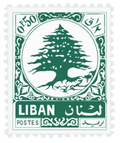 Liban Stamp Sticker
