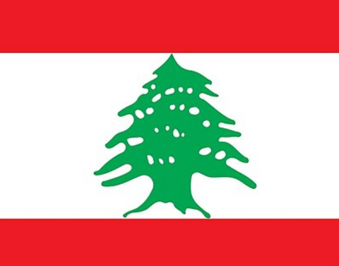 Lebanon Flag Sticker