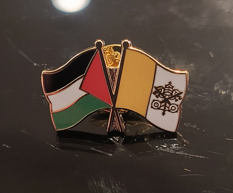 Palestine-Vatican Pin