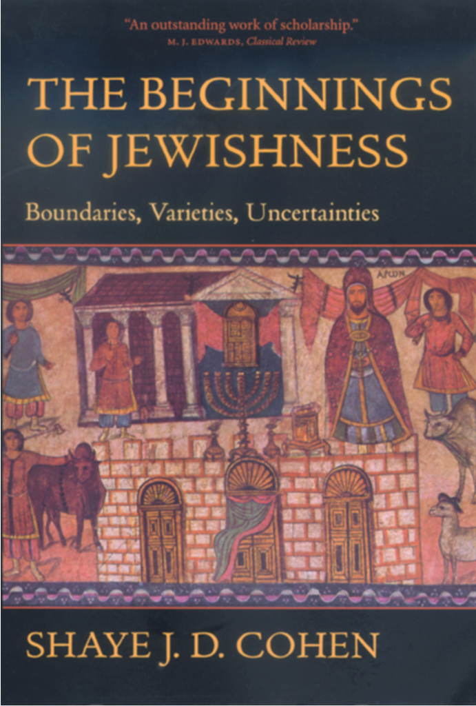 The Beginnings of Jewishness: Boundaries, Varieties, Uncertainties by Shaye J. D. Cohen