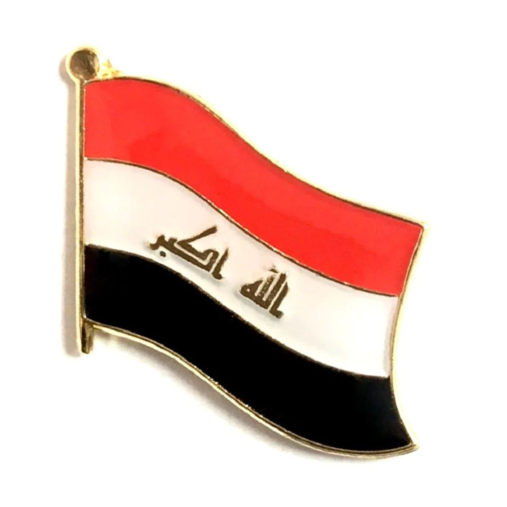 Iraq Flag lapel Pin (New)