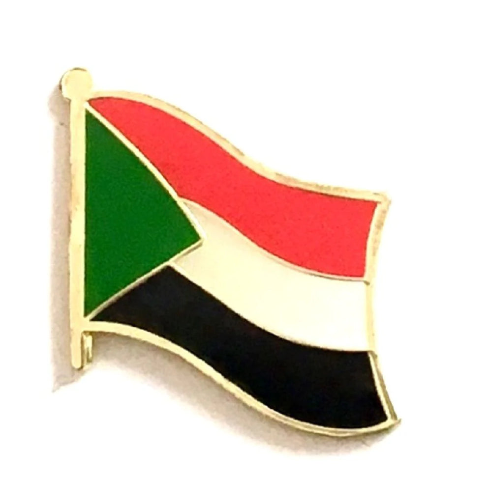 Sudan Flag Lapel Pin
