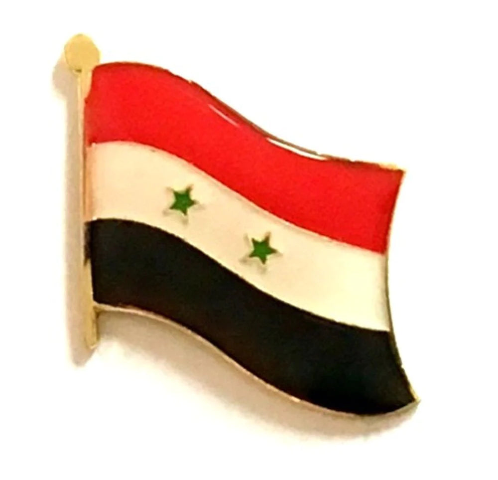 Syria Flag Lapel Pin