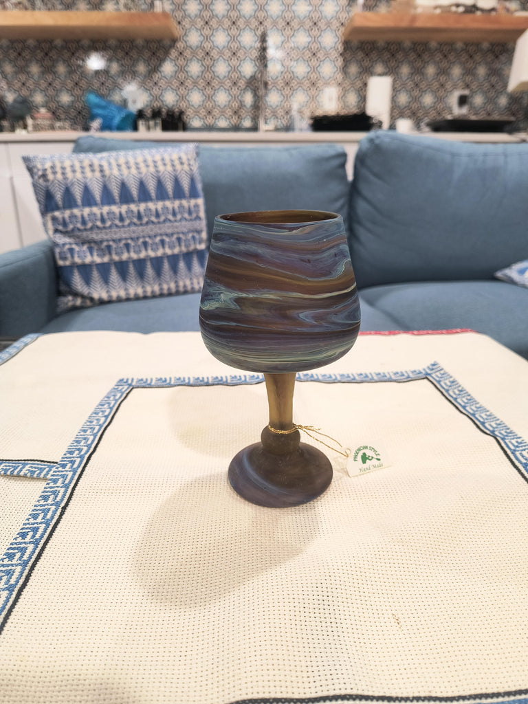 Hebron Phoenician Round Glass Cup
