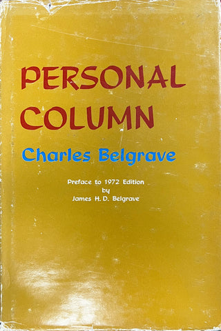 Personal Column by Charles Belgrave