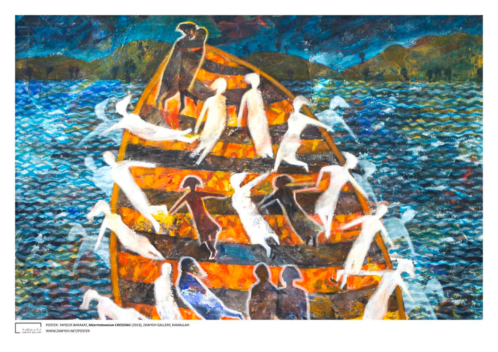 Mediterranean Crossing by Tayseer Barakat