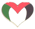Palestine Heart Pin
