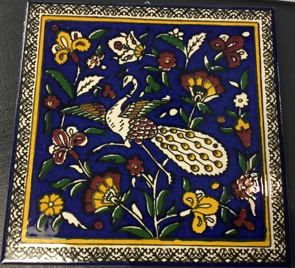 Blue Peacock Tile